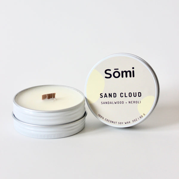 Sand Cloud Mini Candle - Sandalwood + Neroli